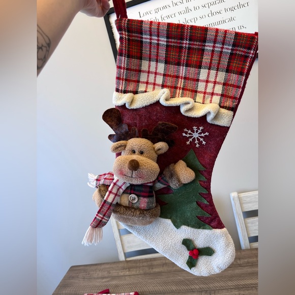 Set of Three Christmas Stockings - Picture 4 of 4